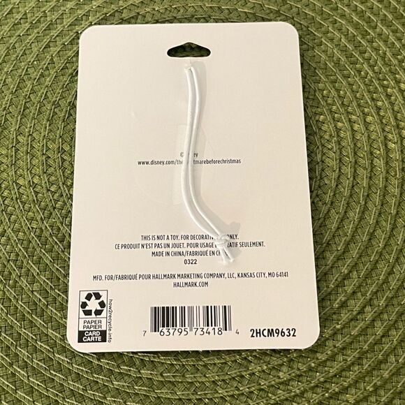 Hallmark Disney Zero Metal Nightmare Before Christmas Ornament NWT - Picture 3 of 3